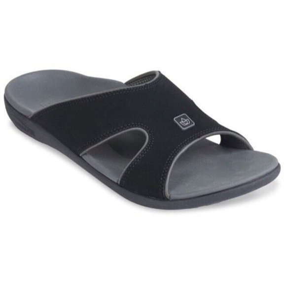 Spenco Kholo Slide Sandal Black Mens 10 D New‎